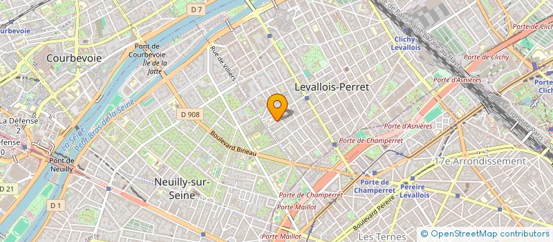 localisation de l'entreprise MONSIEUR JEAN LEVY à LEVALLOIS-PERRET
