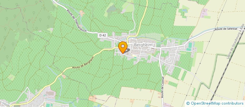 localisation de l'entreprise MONSIEUR JEAN LEY  BERGHEIM