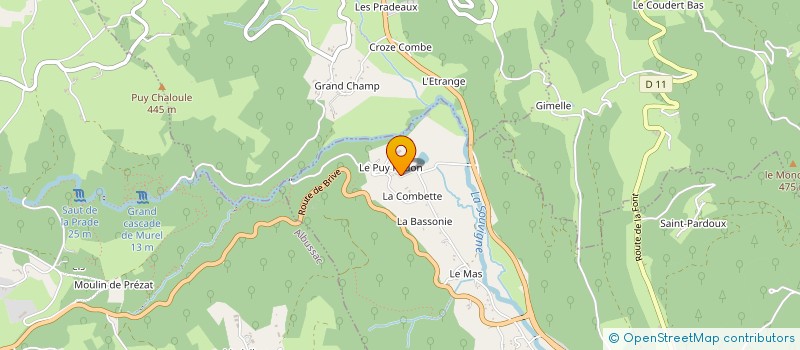 localisation de l'entreprise MONSIEUR JEAN LEYMARIE à SAINT-CHAMANT