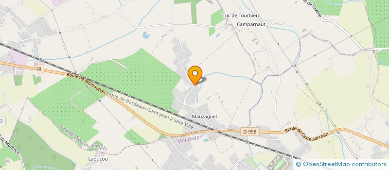 localisation de l'entreprise MONSIEUR JEAN LEZIN  MONTBETON