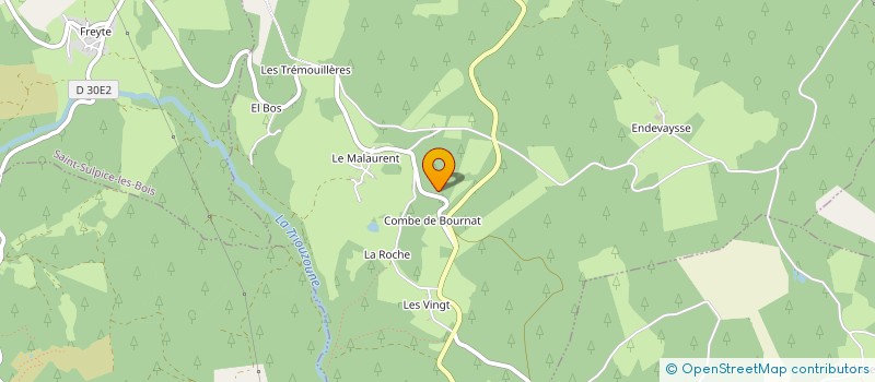 localisation de l'entreprise MONSIEUR JEAN LHERITIER à PEYRELEVADE