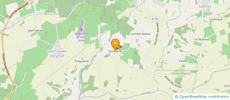 localisation de l'entreprise MONSIEUR JEAN LHOMME à SINGLEYRAC