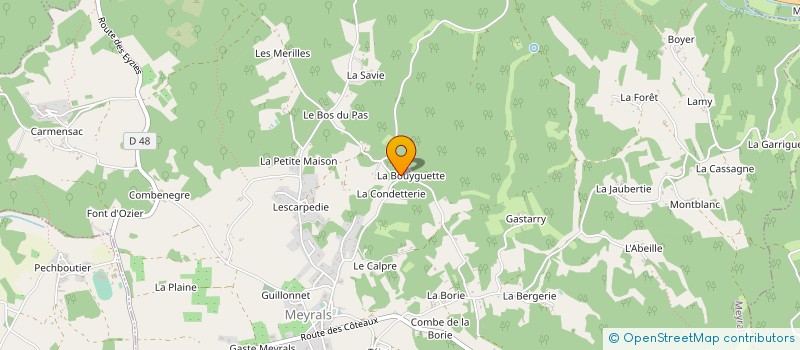 localisation de l'entreprise MONSIEUR JEAN LIABOT  CASTELS ET BEZENAC