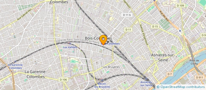 localisation de l'entreprise MONSIEUR JEAN LIAH à BOIS-COLOMBES