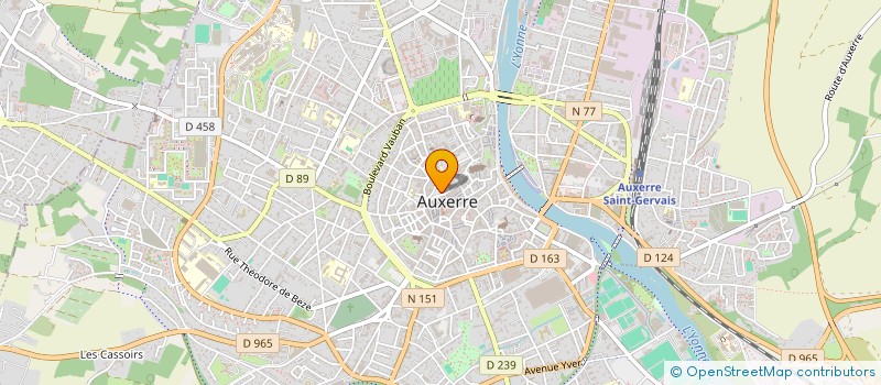 localisation de l'entreprise MONSIEUR JEAN LIBERATORE à AUXERRE