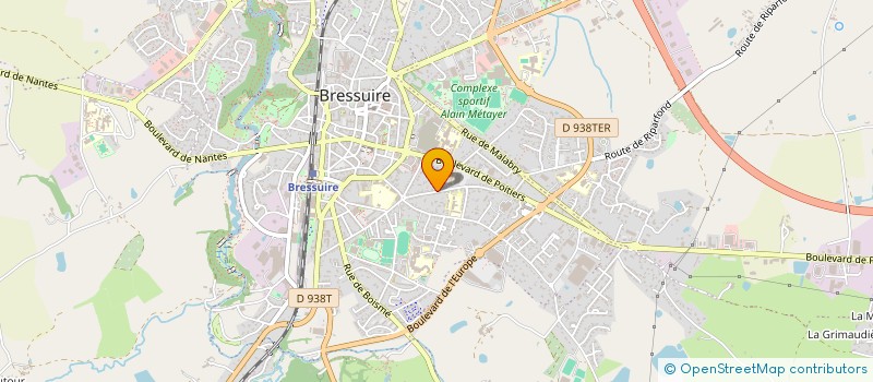 localisation de l'entreprise MONSIEUR JEAN LIENARD  BRESSUIRE