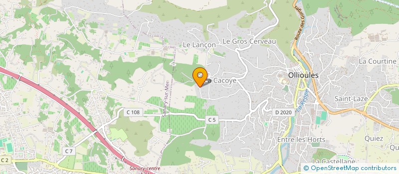 localisation de l'entreprise MONSIEUR JEAN LIETART à OLLIOULES