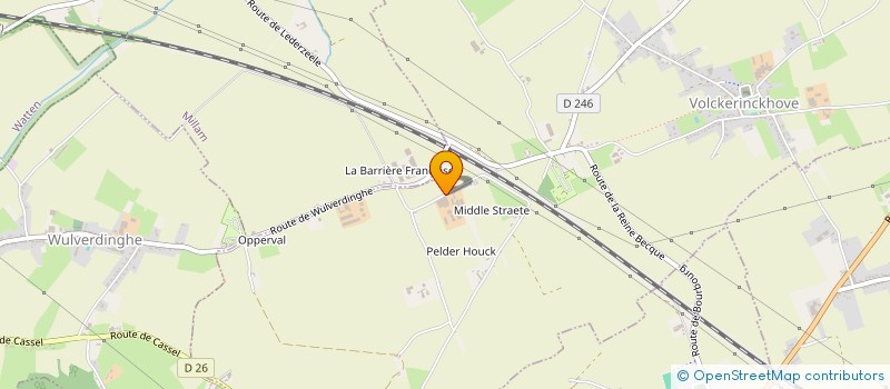 localisation de l'entreprise MONSIEUR JEAN LIEVIN à VOLCKERINCKHOVE