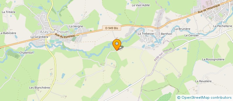 localisation de l'entreprise MONSIEUR JEAN LIEVRE  AZAY-SUR-THOUET