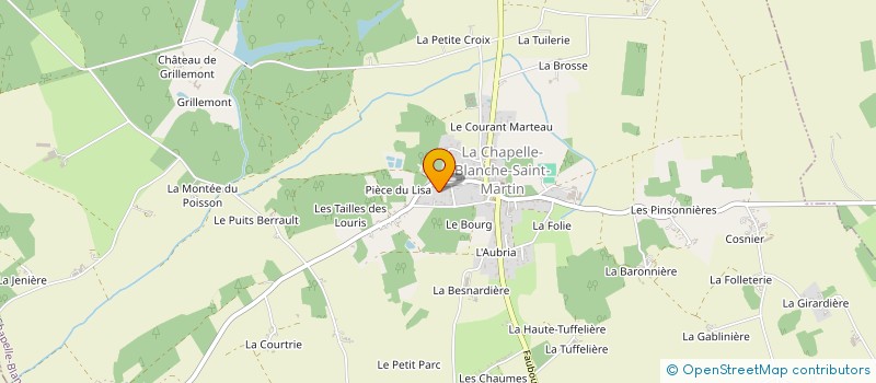 localisation de l'entreprise MONSIEUR JEAN LIGEARD  LA CHAPELLE-BLANCHE-SAINT-MARTIN