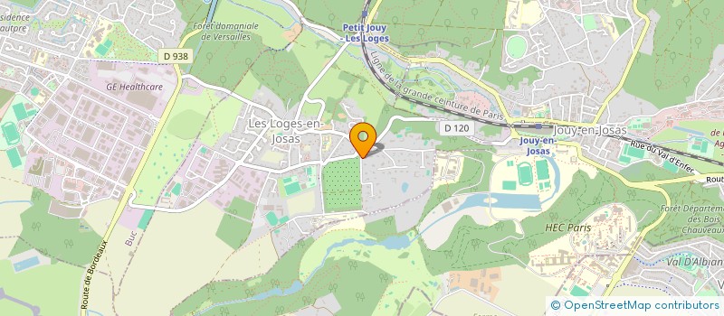 localisation de l'entreprise MONSIEUR JEAN LIGERON  LES LOGES-EN-JOSAS