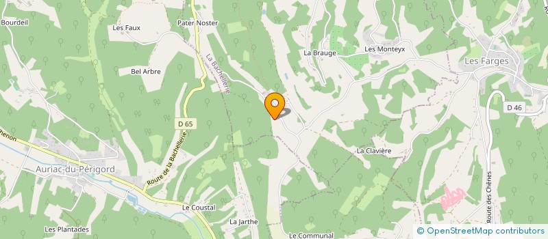 localisation de l'entreprise MONSIEUR JEAN LIGONIE  AZERAT