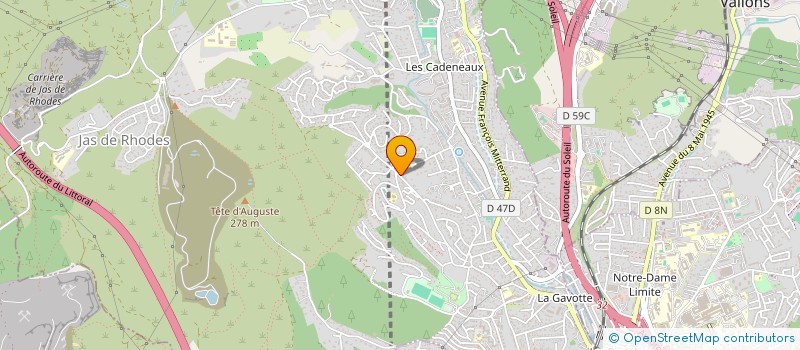 localisation de l'entreprise MONSIEUR JEAN LILLAZ à LES PENNES-MIRABEAU