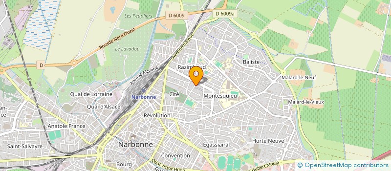 localisation de l'entreprise MONSIEUR JEAN LIMOUZY à NARBONNE