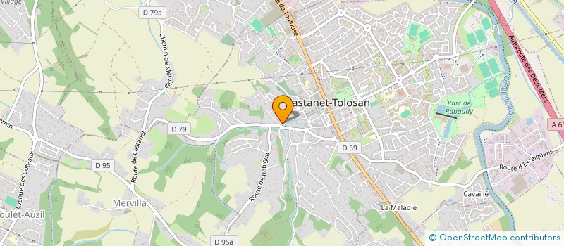 localisation de l'entreprise MONSIEUR JEAN LIN CHAN à CASTANET-TOLOSAN