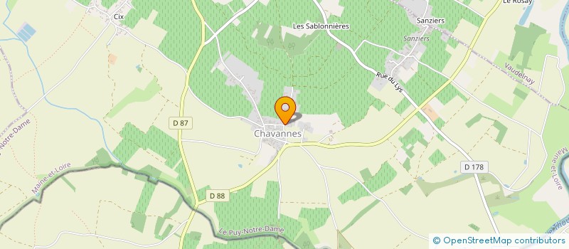 localisation de l'entreprise MONSIEUR JEAN LINARD  LE PUY-NOTRE-DAME