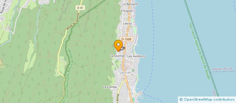 localisation de l'entreprise MONSIEUR JEAN LINOSSIER  SEVRIER