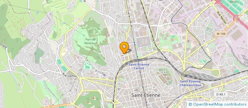 localisation de l'entreprise MONSIEUR JEAN LINOSSIER  SAINT-ETIENNE