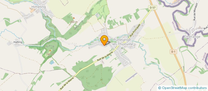 localisation de l'entreprise MONSIEUR JEAN LINSTER  PUTTELANGE-LES-THIONVILLE