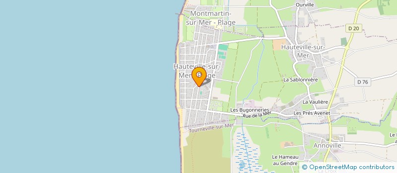 localisation de l'entreprise MONSIEUR JEAN LIOT  HAUTEVILLE-SUR-MER