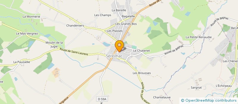 localisation de l'entreprise MONSIEUR JEAN LITAUD à SEREILHAC