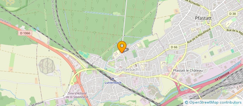 localisation de l'entreprise MONSIEUR JEAN LITZLER  LUTTERBACH