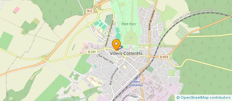 localisation de l'entreprise MONSIEUR JEAN LIZOT à VILLERS-COTTERETS