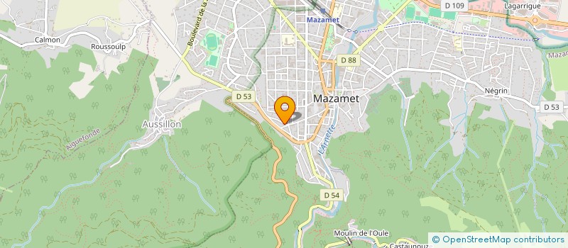 localisation de l'entreprise MONSIEUR JEAN LLOBREGAT à MAZAMET
