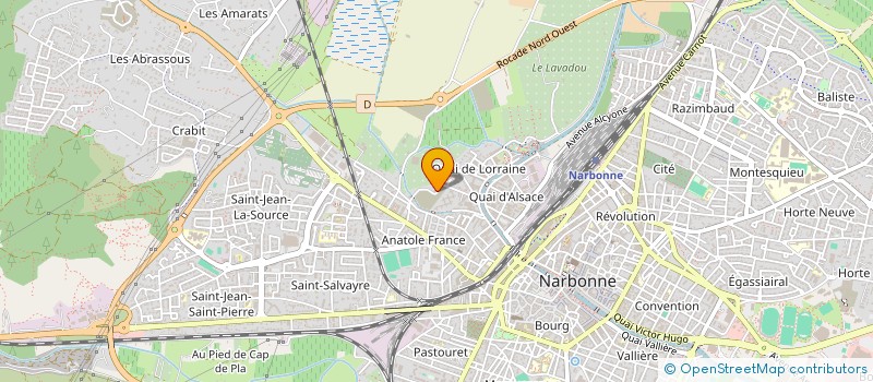 localisation de l'entreprise MONSIEUR JEAN LLORENS  NARBONNE