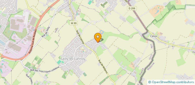 localisation de l'entreprise MONSIEUR JEAN LOBRY  SAILLY-LEZ-LANNOY
