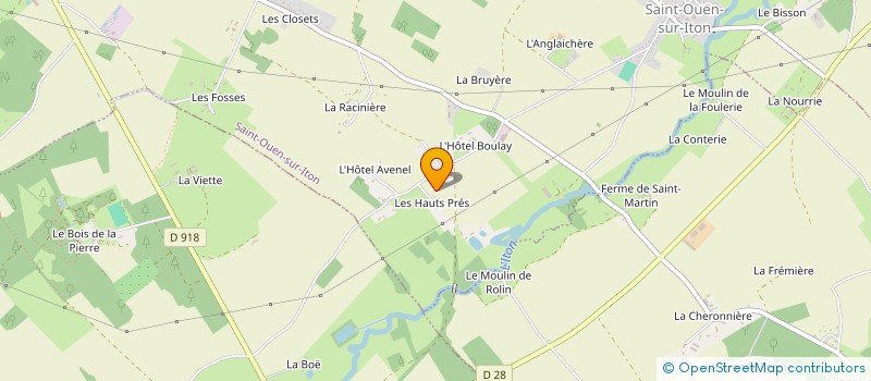 localisation de l'entreprise MONSIEUR JEAN LOCATELLI à SAINT-OUEN-SUR-ITON