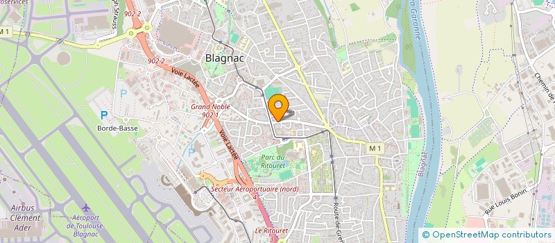 localisation de l'entreprise MONSIEUR JEAN LOCCI  BLAGNAC