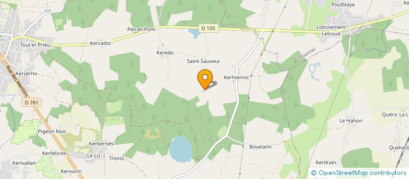 localisation de l'entreprise MONSIEUR JEAN LOFFICIAL  ERDEVEN