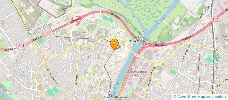 localisation de l'entreprise MONSIEUR JEAN LOGABO à ANGERS