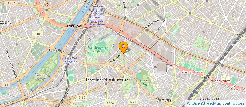 localisation de l'entreprise MONSIEUR JEAN-LOIC SERVAIS à ISSY-LES-MOULINEAUX