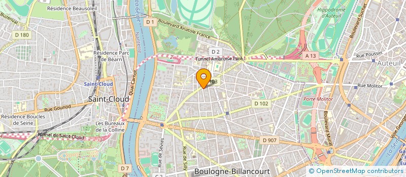 localisation de l'entreprise MONSIEUR JEAN LOISEAU à BOULOGNE-BILLANCOURT