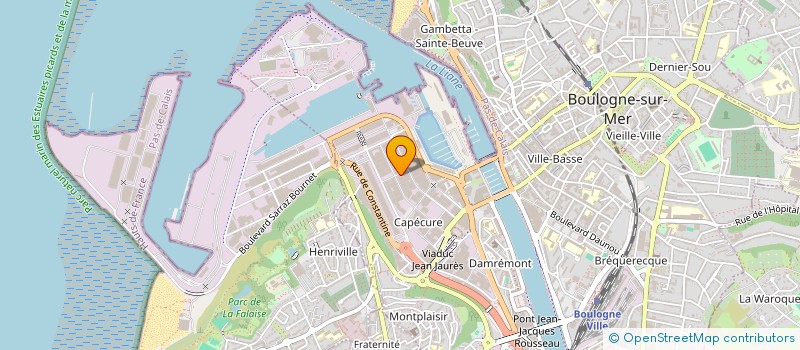 localisation de l'entreprise MONSIEUR JEAN LOISEL  BOULOGNE-SUR-MER