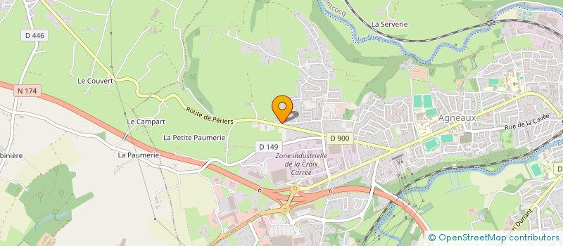 localisation de l'entreprise MONSIEUR JEAN LOISELEUR  AGNEAUX