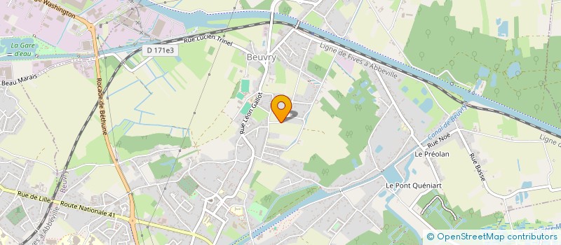 localisation de l'entreprise MONSIEUR JEAN LOISON à BEUVRY