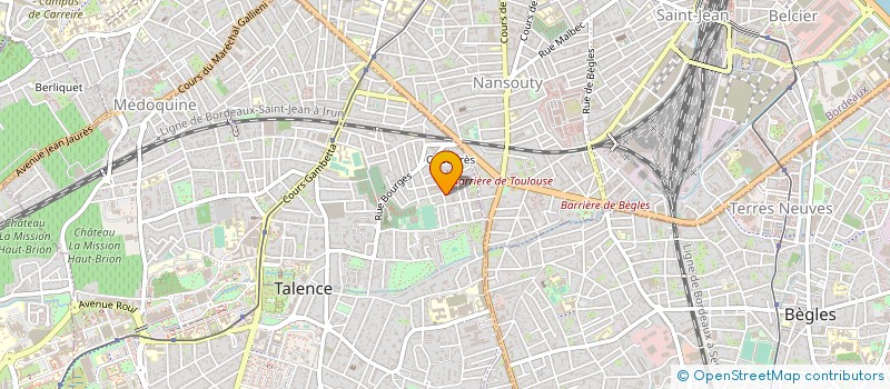 localisation de l'entreprise MONSIEUR JEAN LOITIERE  TALENCE