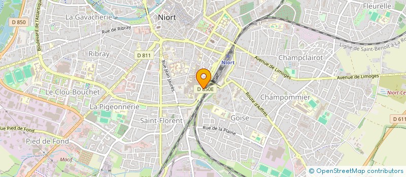 localisation de l'entreprise MONSIEUR JEAN LOMBARD  NIORT