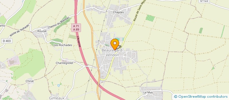 localisation de l'entreprise MONSIEUR JEAN LONGEAUX  SAINT-MYON