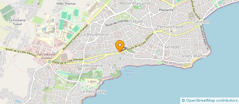 localisation de l'entreprise MONSIEUR JEAN LONGIS à SAINT-NAZAIRE