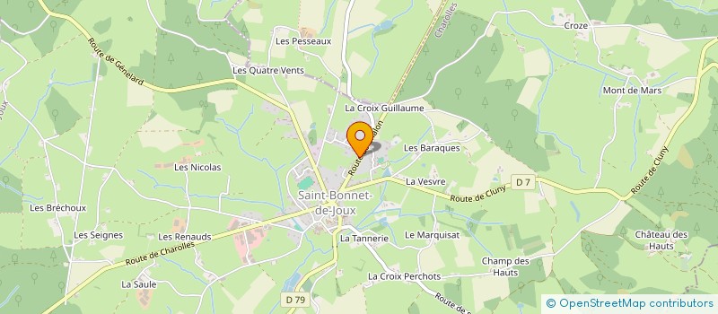 localisation de l'entreprise MONSIEUR JEAN LONGUEVILLE à SAINT-BONNET-DE-JOUX