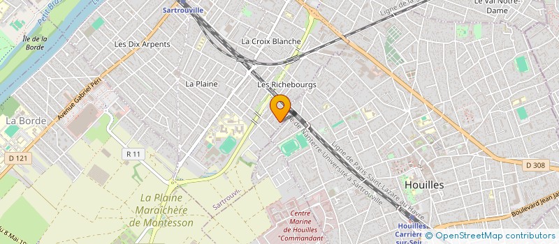 localisation de l'entreprise MONSIEUR JEAN LONGUEVILLE  SARTROUVILLE