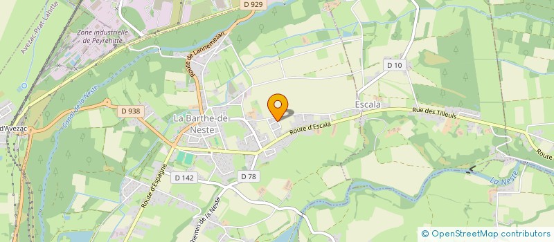 localisation de l'entreprise MONSIEUR JEAN LOPEZ  LA BARTHE-DE-NESTE