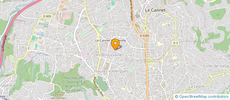 localisation de l'entreprise MONSIEUR JEAN LOPEZ à LE CANNET
