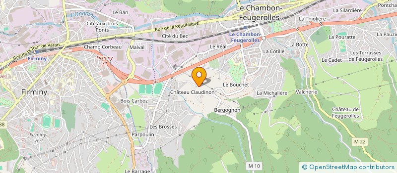 localisation de l'entreprise MONSIEUR JEAN LOPEZ à LE CHAMBON-FEUGEROLLES