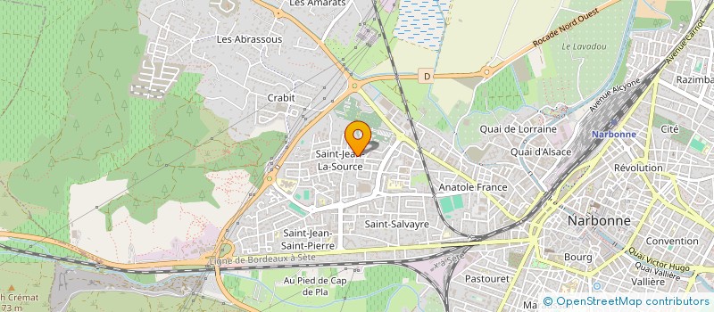 localisation de l'entreprise MONSIEUR JEAN LOPEZ à NARBONNE