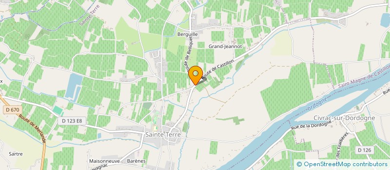 localisation de l'entreprise MONSIEUR JEAN LOPEZ  SAINT-MAGNE-DE-CASTILLON